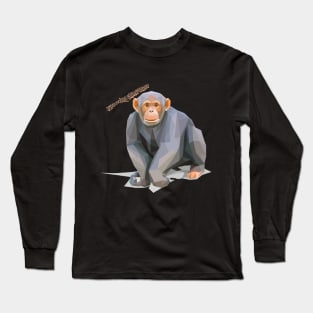 Supporting Chimpanzee Long Sleeve T-Shirt